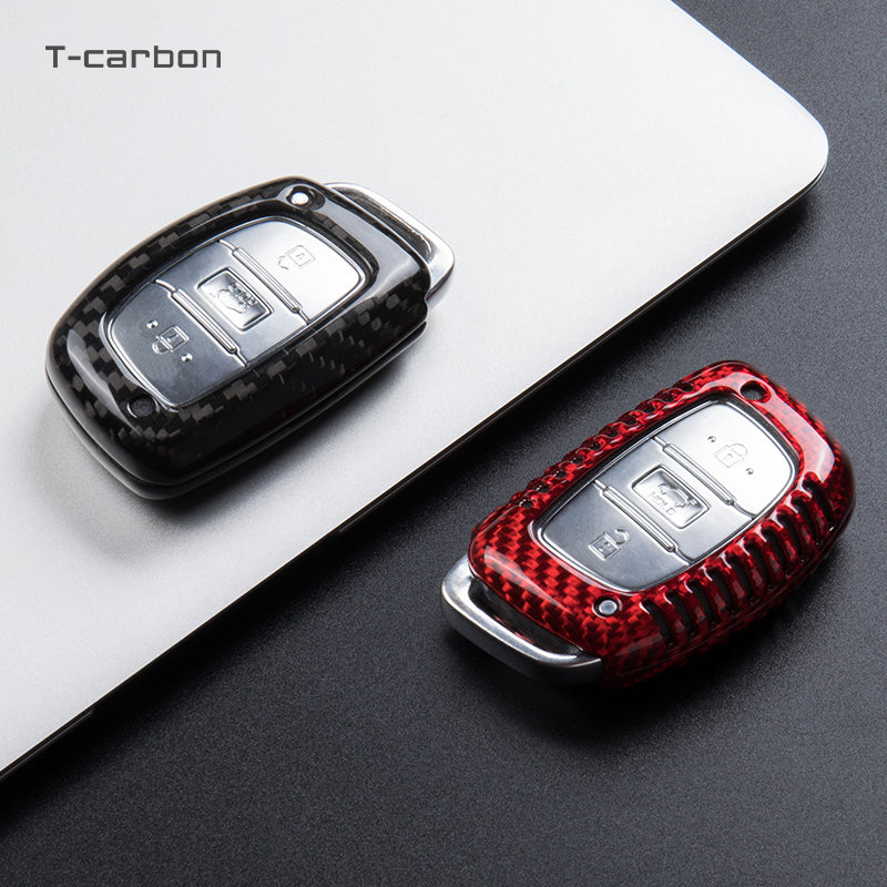 Hyundai Carbon Fiber Key Fob Case (Model A) - T-Carbon Official