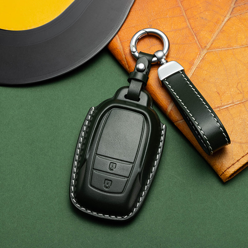 Exclusive Leather Key Fob Cover for Toyota (Model B)