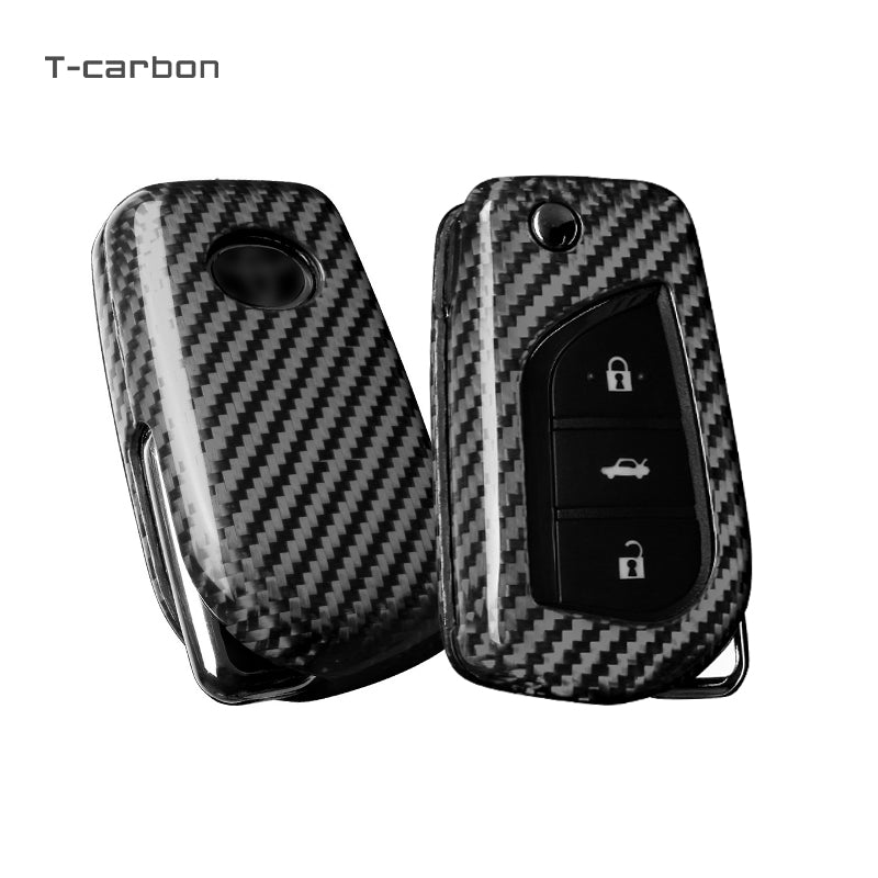 T-Carbon for Toyota Carbon Fiber Key Fob Case (Model G)