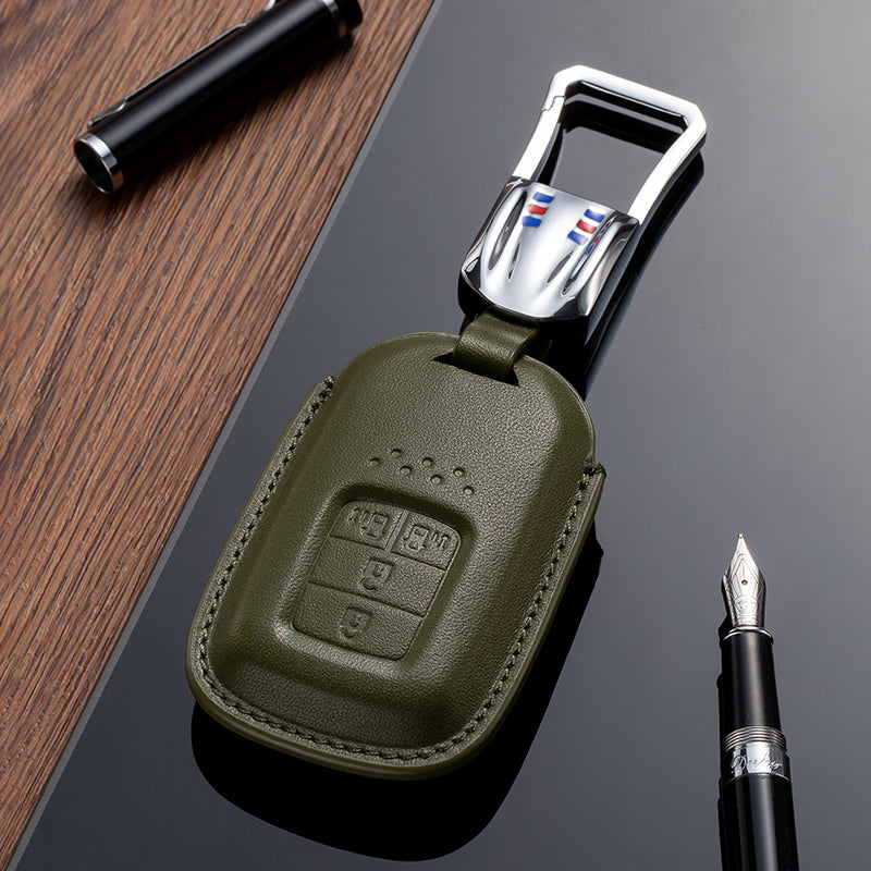 Leather Key Fob Cover for Honda (Model C) - T-Carbon Official Store