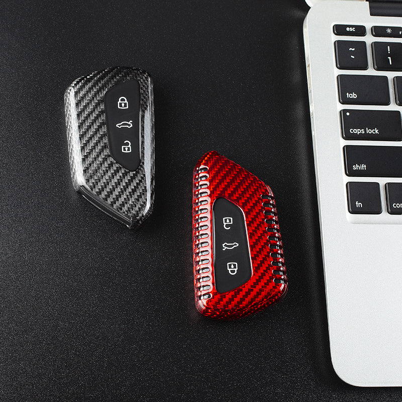 Volkswagen Carbon Fiber Key Fob Case (Model F) - T-Carbon Official