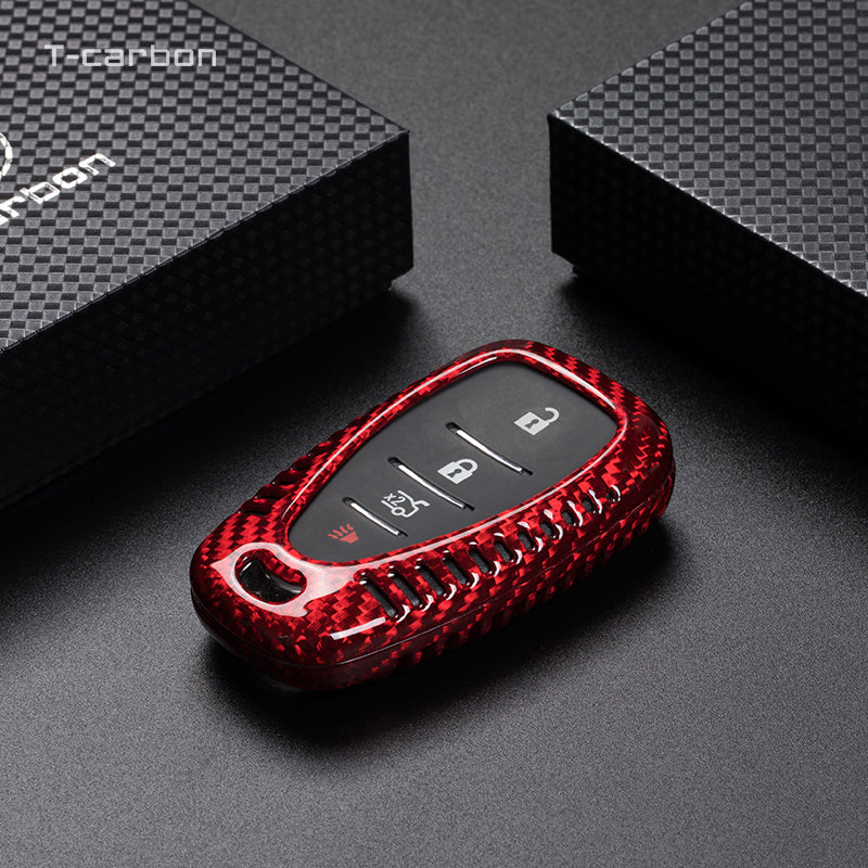 Chevrolet Carbon Fiber Key Fob Case (Model A) - T-Carbon Official