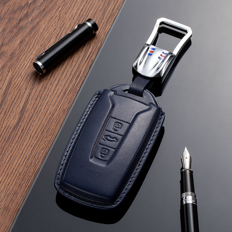 Leather Key Fob Cover for Volkswagen (Model D)