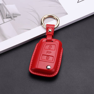 Open image in slideshow, Volkswagen Pastel Leather Key Fob Cover (Model C)
