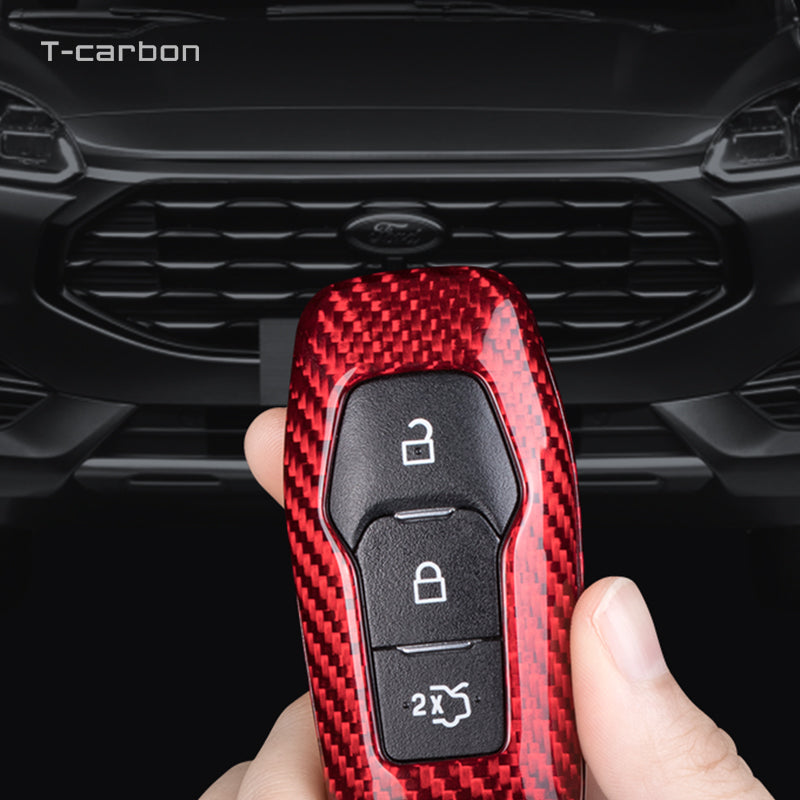 Ford Carbon Fiber Key Fob Case (Model A/B) - T-Carbon Official