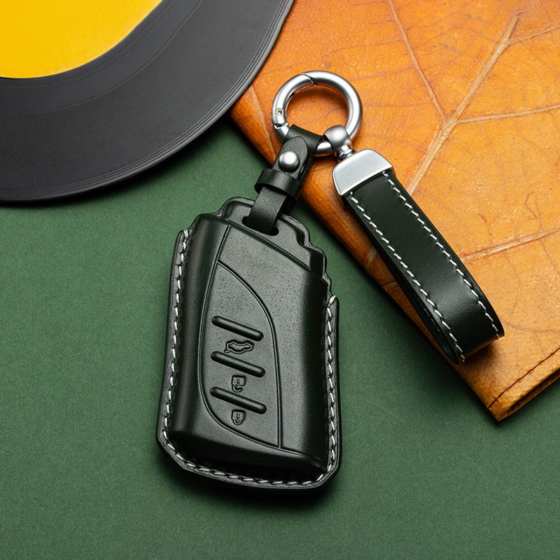 Exclusive Leather Key Fob Cover for Lexus (Model D)