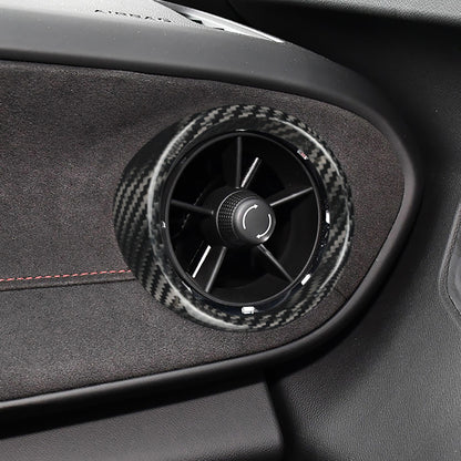 Carbon Fiber Front AC Vents Cover for Chevrolet (Model B)