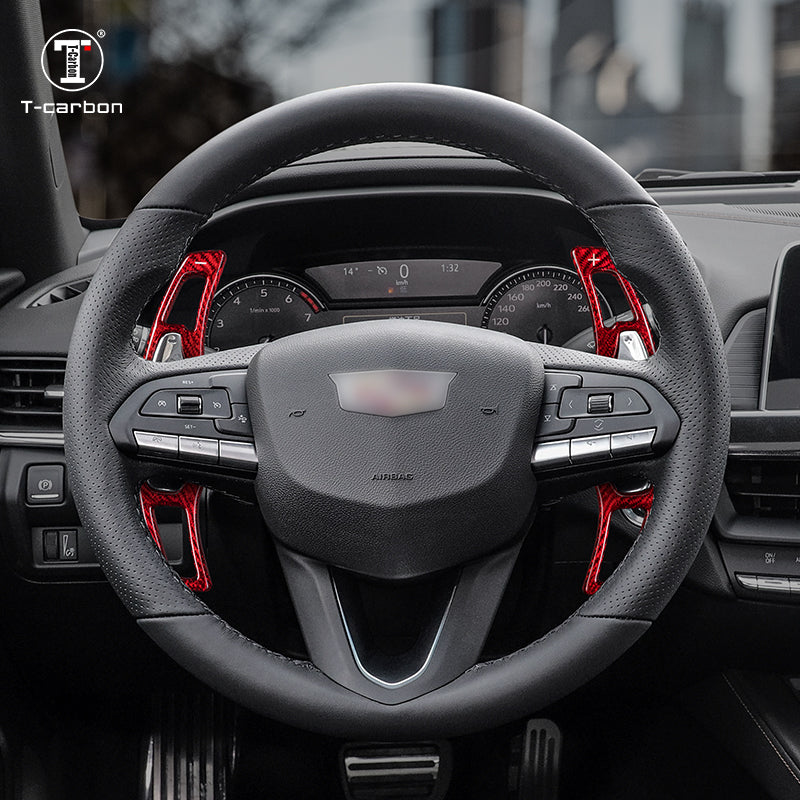 T-Carbon for Cadillac Carbon Fiber Paddle Shifters (Model D: 2021) - T-Carbon Official Store