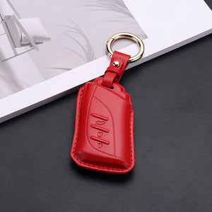 Buka gambar dalam slideshow, Lexus Pastel Leather Key Fob Cover (Model D)
