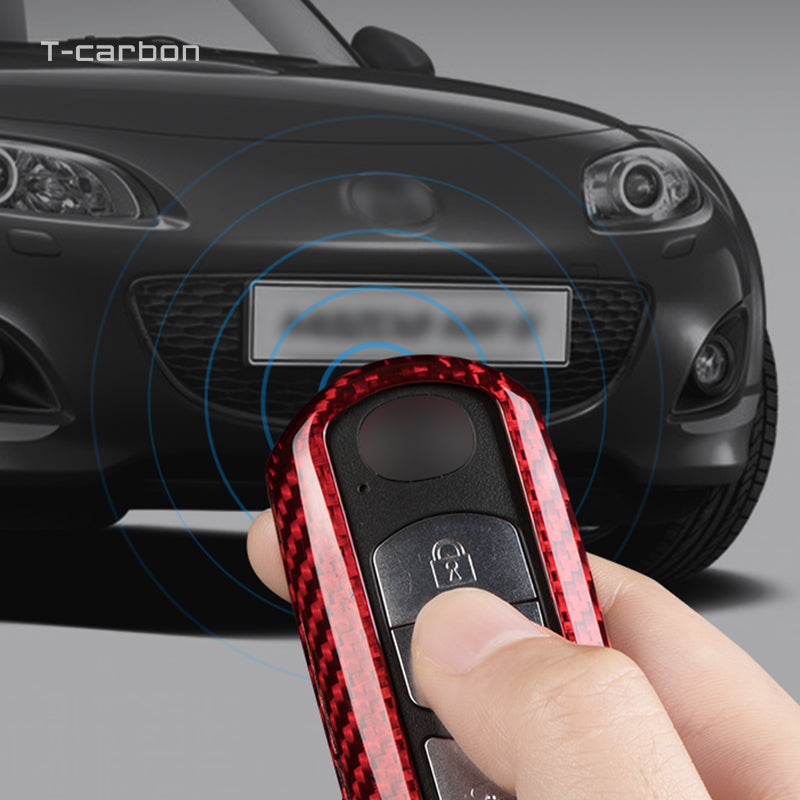 Mazda Carbon Fiber Key Fob Case (Model A) - T-Carbon Official