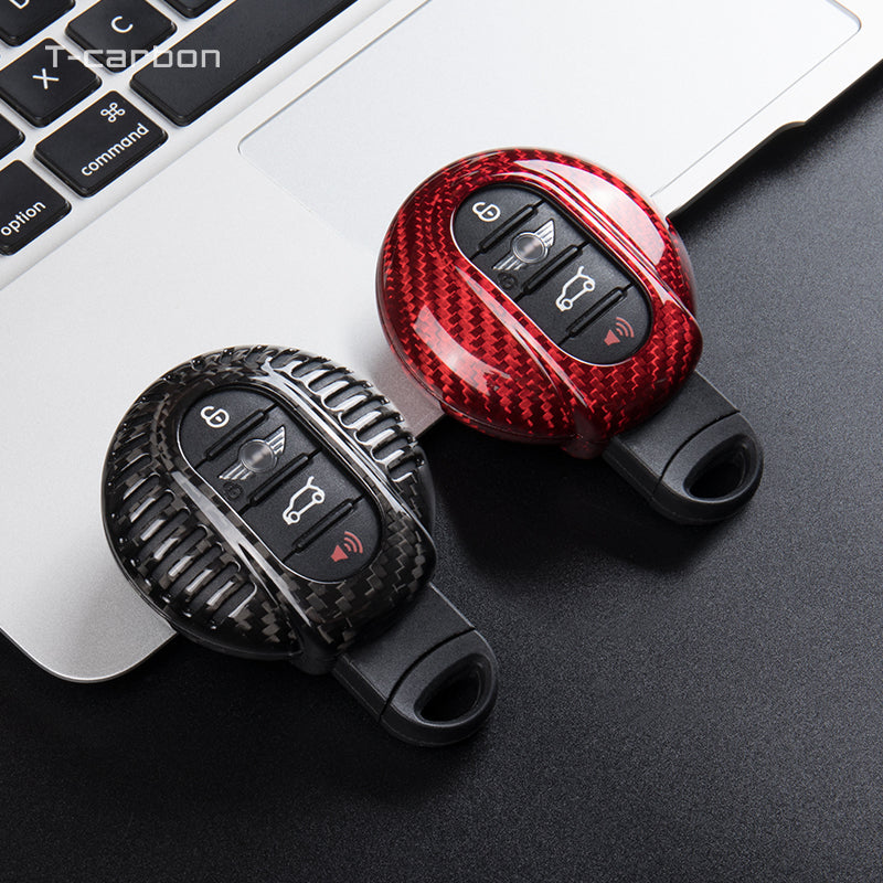 Mini Carbon Fiber Key Fob Case (Model A) - T-Carbon Official