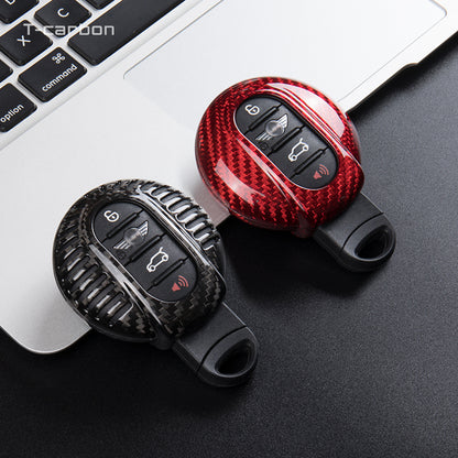 Mini Carbon Fiber Key Fob Case (Model A) - T-Carbon Official