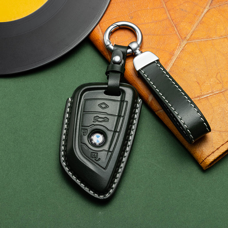 Exclusive Leather Key Fob Cover for BMW (Model B)