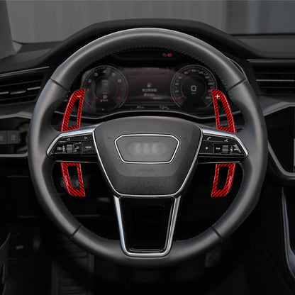 T-Carbon for Audi Carbon Fiber Paddle Shifters Replacement (Model A)