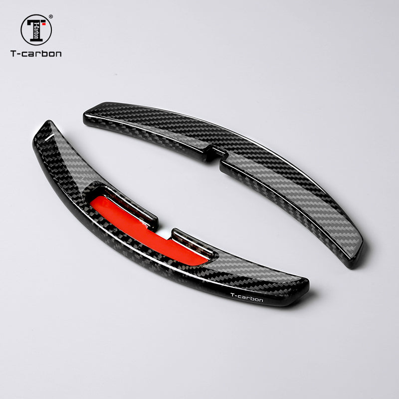 T-Carbon for Porsche Carbon Fiber Paddle Shifters (Model D: 2021 onwards)