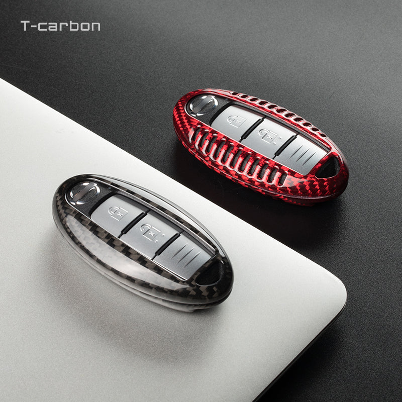 Nissan Carbon Fiber Key Fob Case (Model A) - T-Carbon Official