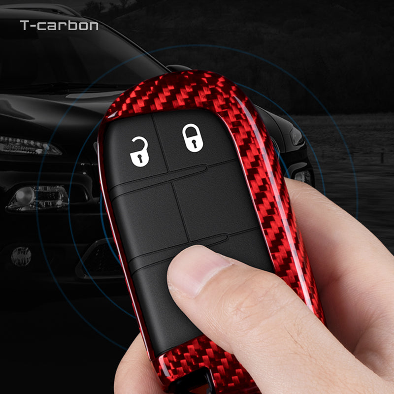 Jeep Carbon Fiber Key Fob Case (Model B) - T-Carbon Official
