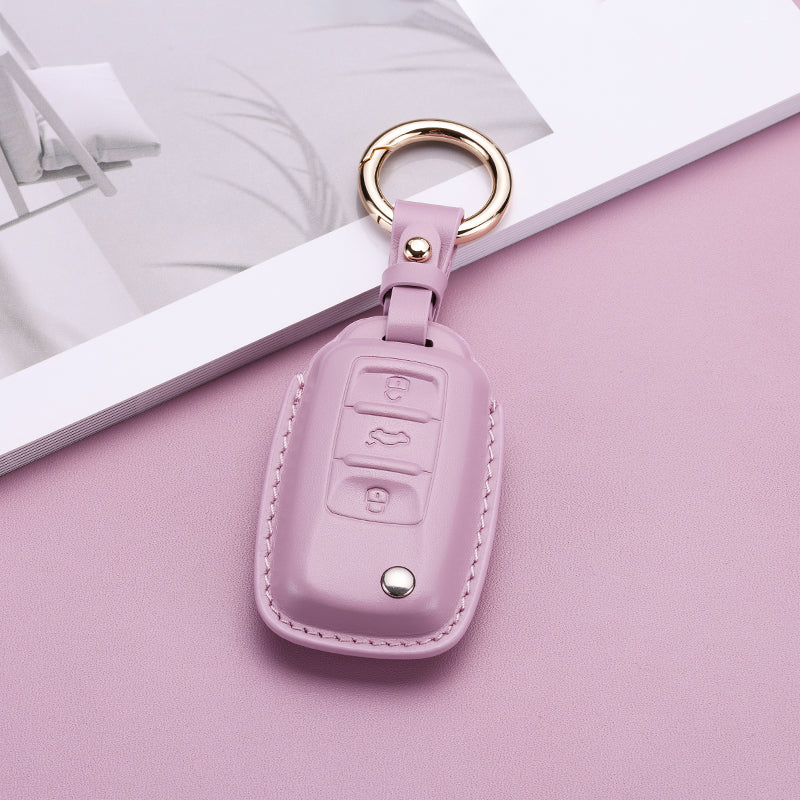 Volkswagen Pastel Leather Key Fob Cover (Model B) – T-Carbon Official Store