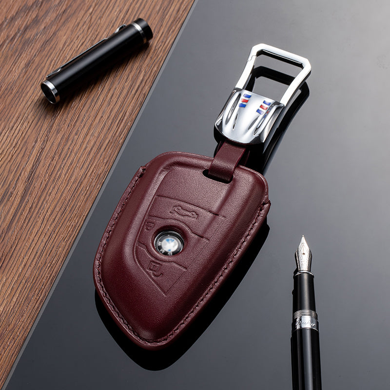 Leather Key Fob Cover for BMW (Model B) - T-Carbon Official Store