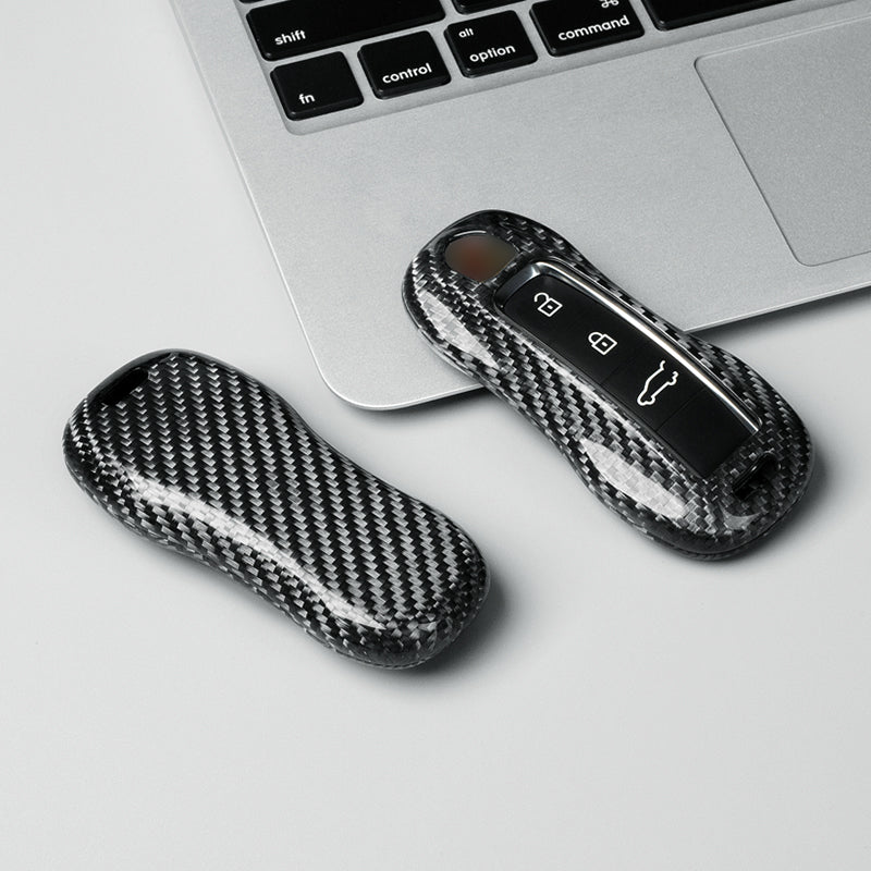 T-Carbon for Porsche Carbon Fiber Key Fob Case (Model C) - T-Carbon Official Store