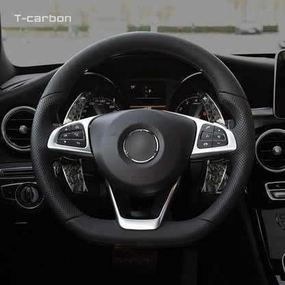 T-Carbon for Mercedes Benz Carbon Fiber Paddle Shifters (Model B: 2015 onwards) - T-Carbon Official Store