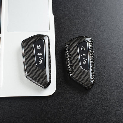 Volkswagen Carbon Fiber Key Fob Case (Model F) - T-Carbon Official