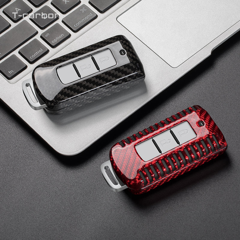 Mitsubishi Carbon Fiber Key Fob Case (Model A) - T-Carbon Official