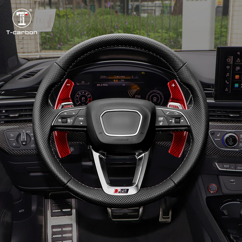 T-Carbon for Audi Carbon Fiber Paddle Shifters (Model G: 2021) - T-Carbon Official Store