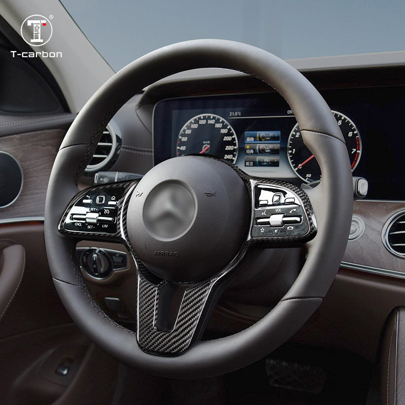 T-Carbon for Mercedes Benz Carbon Fiber Steering Wheel Cover (Model A: 2019 Onwards) - T-Carbon Official Store