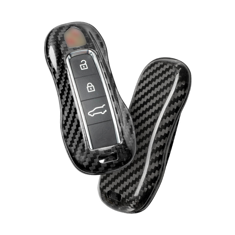 T-Carbon for Porsche Carbon Fiber Key Fob Case (Model C) - T-Carbon Official Store
