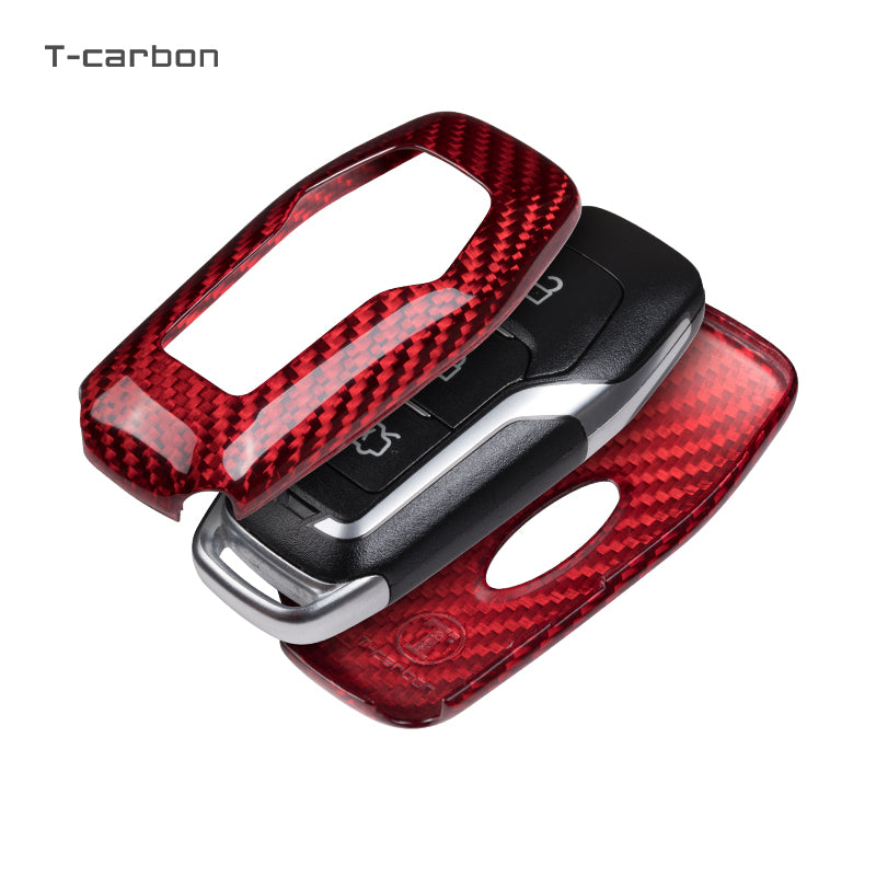 Ford Carbon Fiber Key Fob Case (Model A/B) - T-Carbon Official