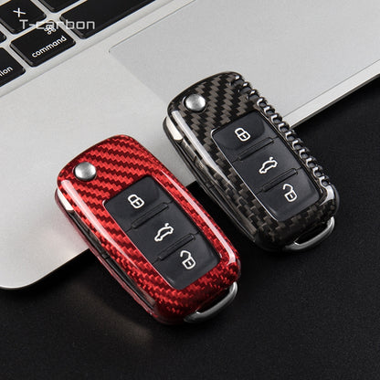 Volkswagen Carbon Fiber Key Fob Case (Model A/B) - T-Carbon Official