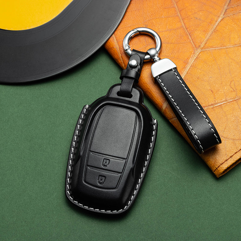 Exclusive Leather Key Fob Cover for Toyota (Model B)