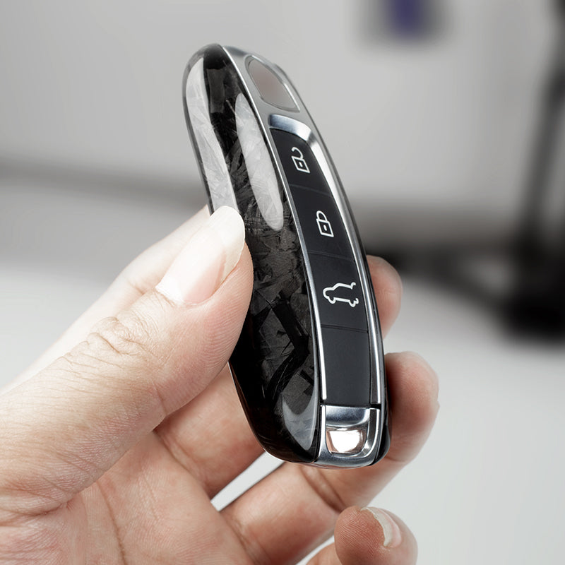 T-Carbon for Porsche Carbon Fiber Key Fob Case (Model C) - T-Carbon Official Store