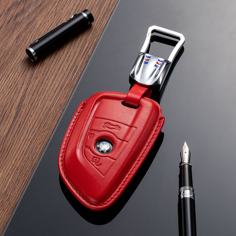 Leather Key Fob Cover for BMW (Model B) - T-Carbon Official Store