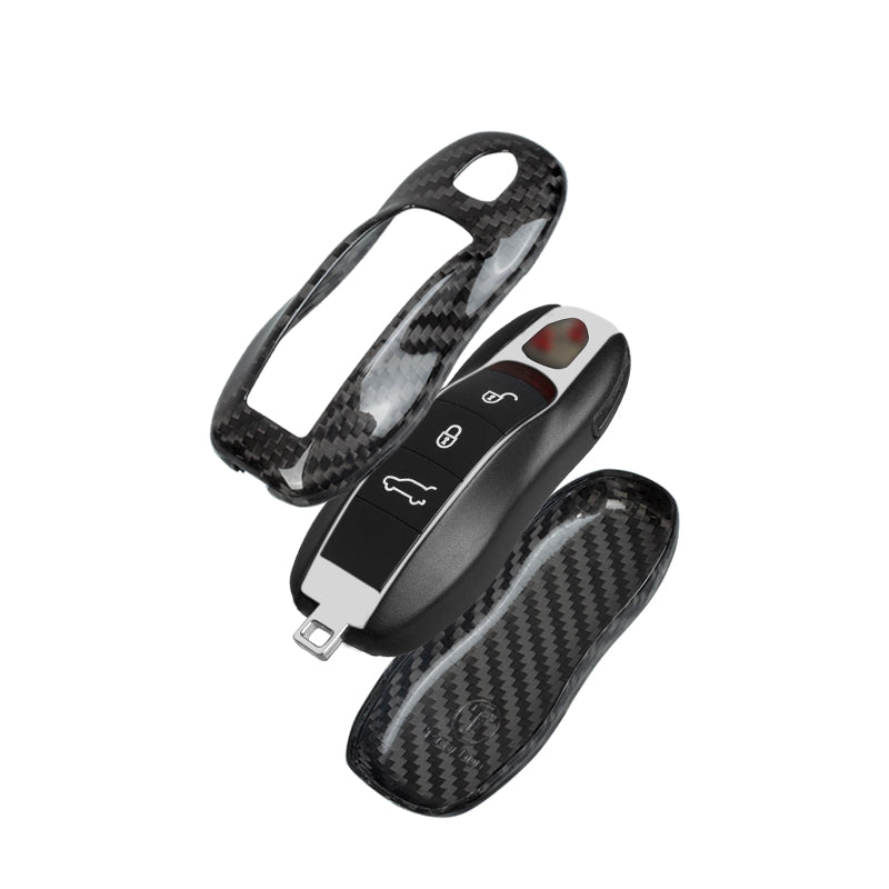 T-Carbon for Porsche Carbon Fiber Key Fob Case (Model A) - T-Carbon Official Store