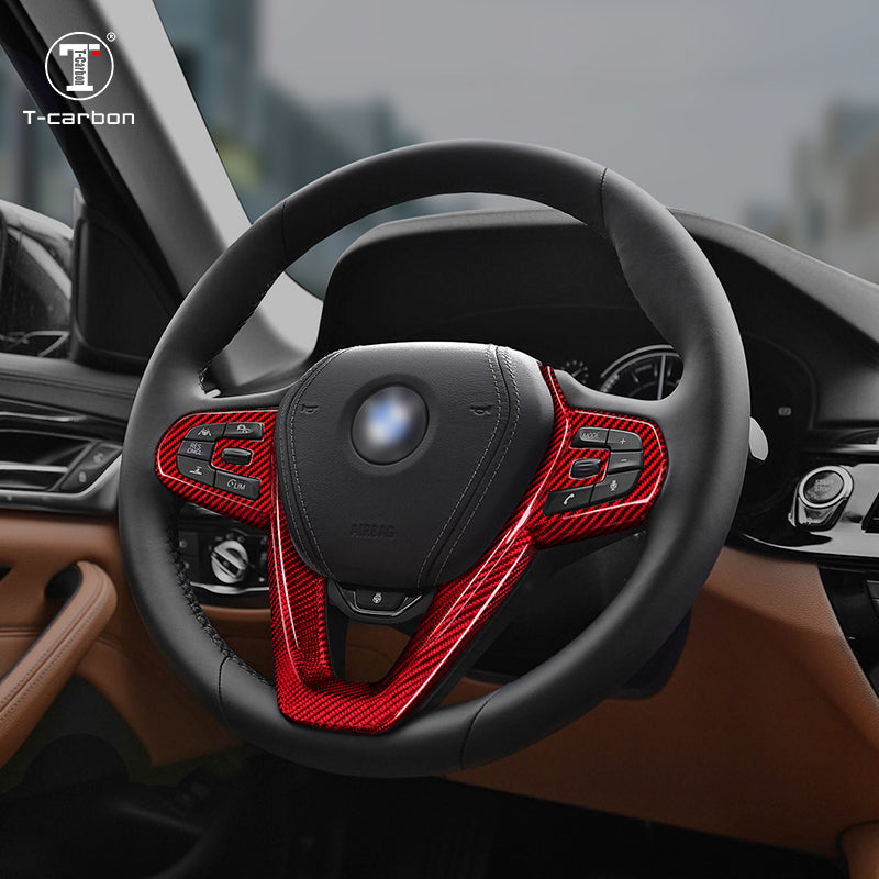 T-Carbon for BMW Carbon Fiber Steering Wheel Cover (Model C: 2018-2021) - T-Carbon Official Store