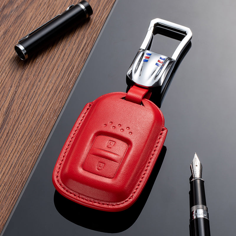 Leather Key Fob Cover for Honda (Model C) - T-Carbon Official Store