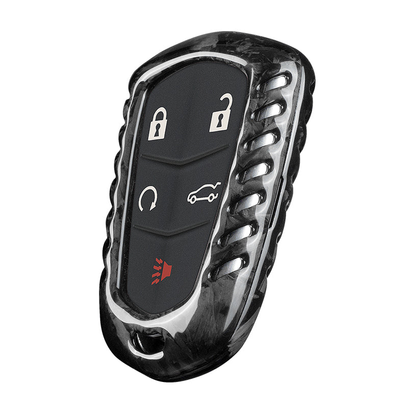 T-Carbon for Cadillac Carbon Fiber Key Fob Case (Model B) - T-Carbon Official Store