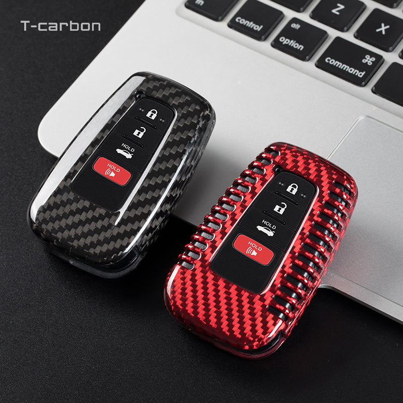 Toyota Carbon Fiber Key Fob Case (Model D) - T-Carbon Official