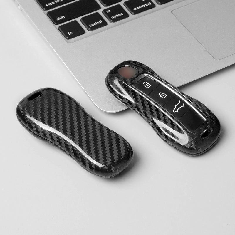 T-Carbon for Porsche Carbon Fiber Key Fob Case (Model C) - T-Carbon Official Store