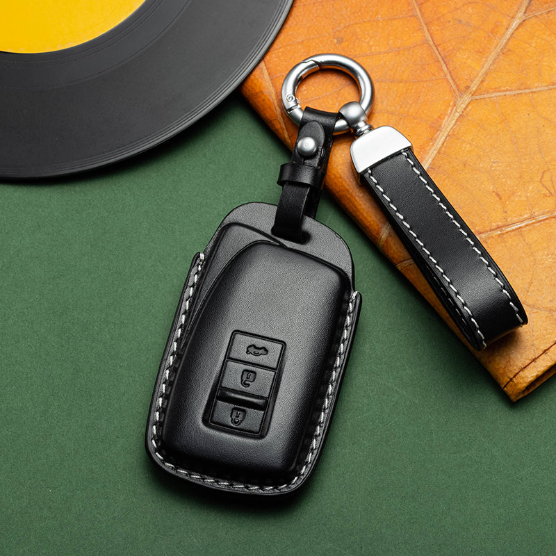 Exclusive Leather Key Fob Cover for Lexus (Model C)