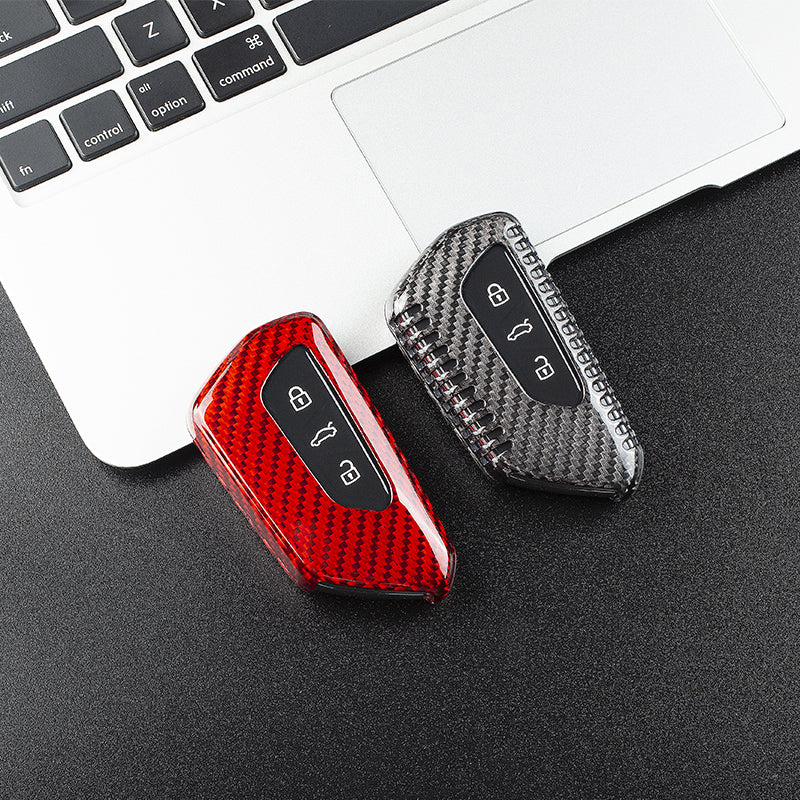 Volkswagen Carbon Fiber Key Fob Case (Model F) - T-Carbon Official