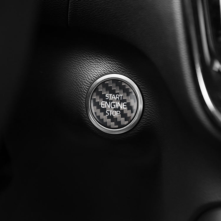 Carbon Fiber Start Stop Button for Volvo (Model B)