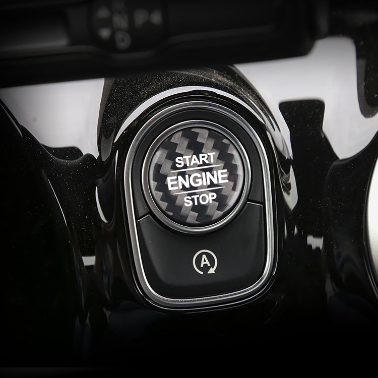 Carbon Fiber Start Stop Button for Mercedes Benz AMG (Model A)