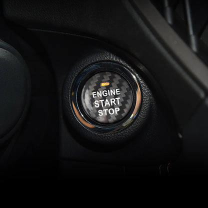 Carbon Fiber Start Stop Button for Subaru (Model A)