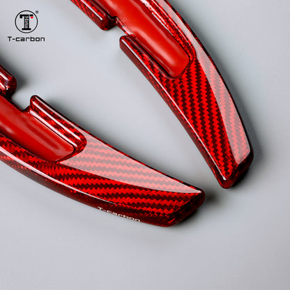 T-Carbon for Porsche Carbon Fiber Paddle Shifters (Model D: 2021 onwards)