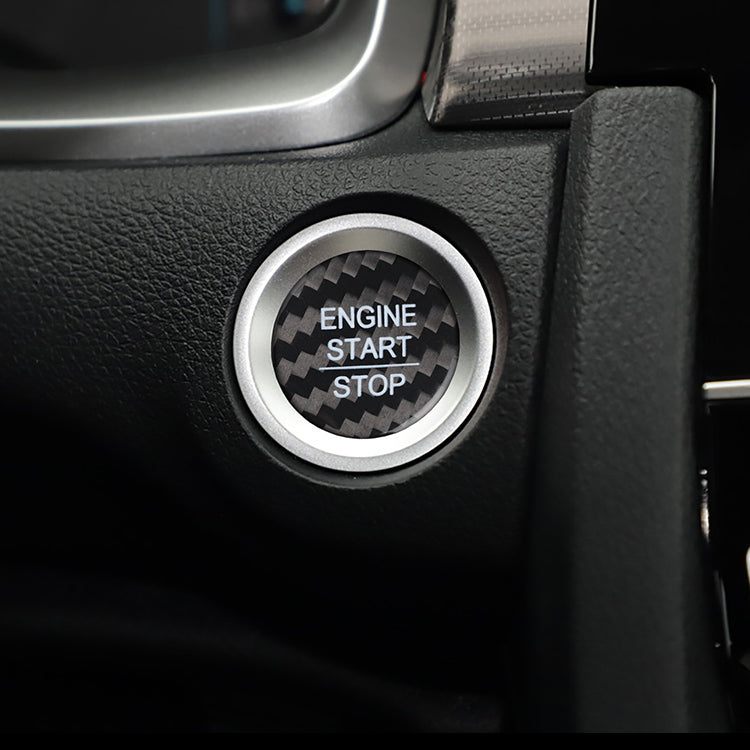 Carbon Fiber Start Stop Button for Honda (Model C)