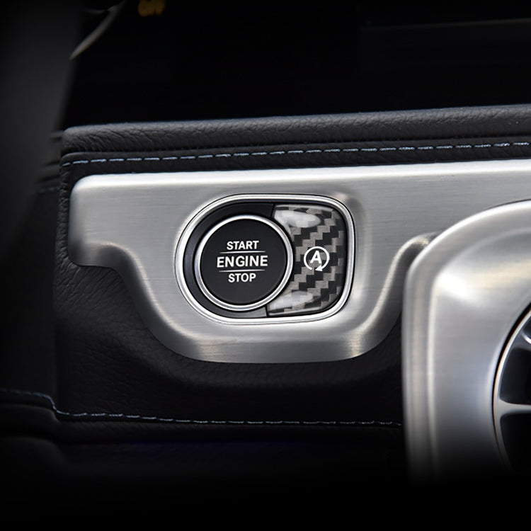 Mercedes Benz Carbon Fiber Automatic Start Stop Button (Model B)