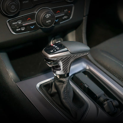 Carbon Fiber Gear Selector Cover for Dodge (Model A)